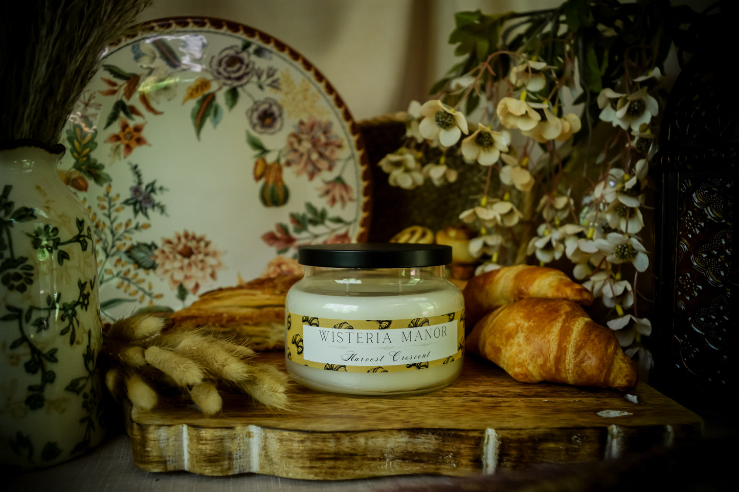Harvest Crescent Candle