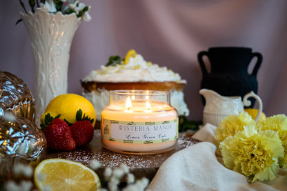 Lemon Genoa Cake Candle