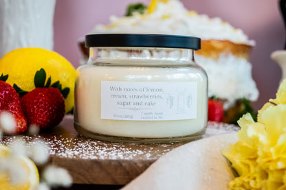 Lemon Genoa Cake Candle