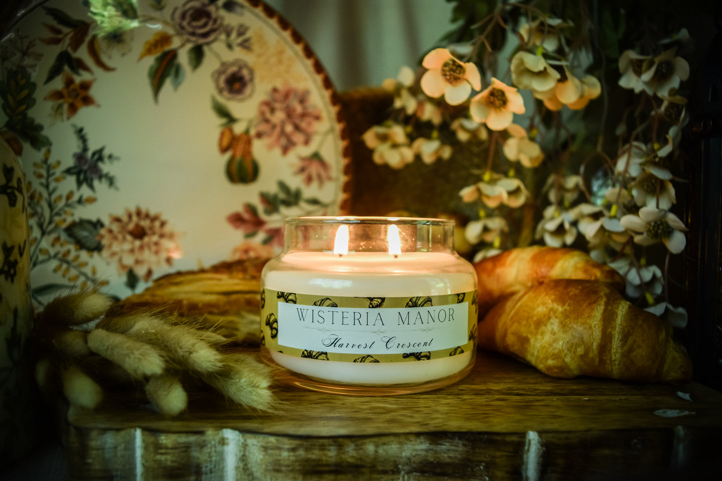 Harvest Crescent Candle