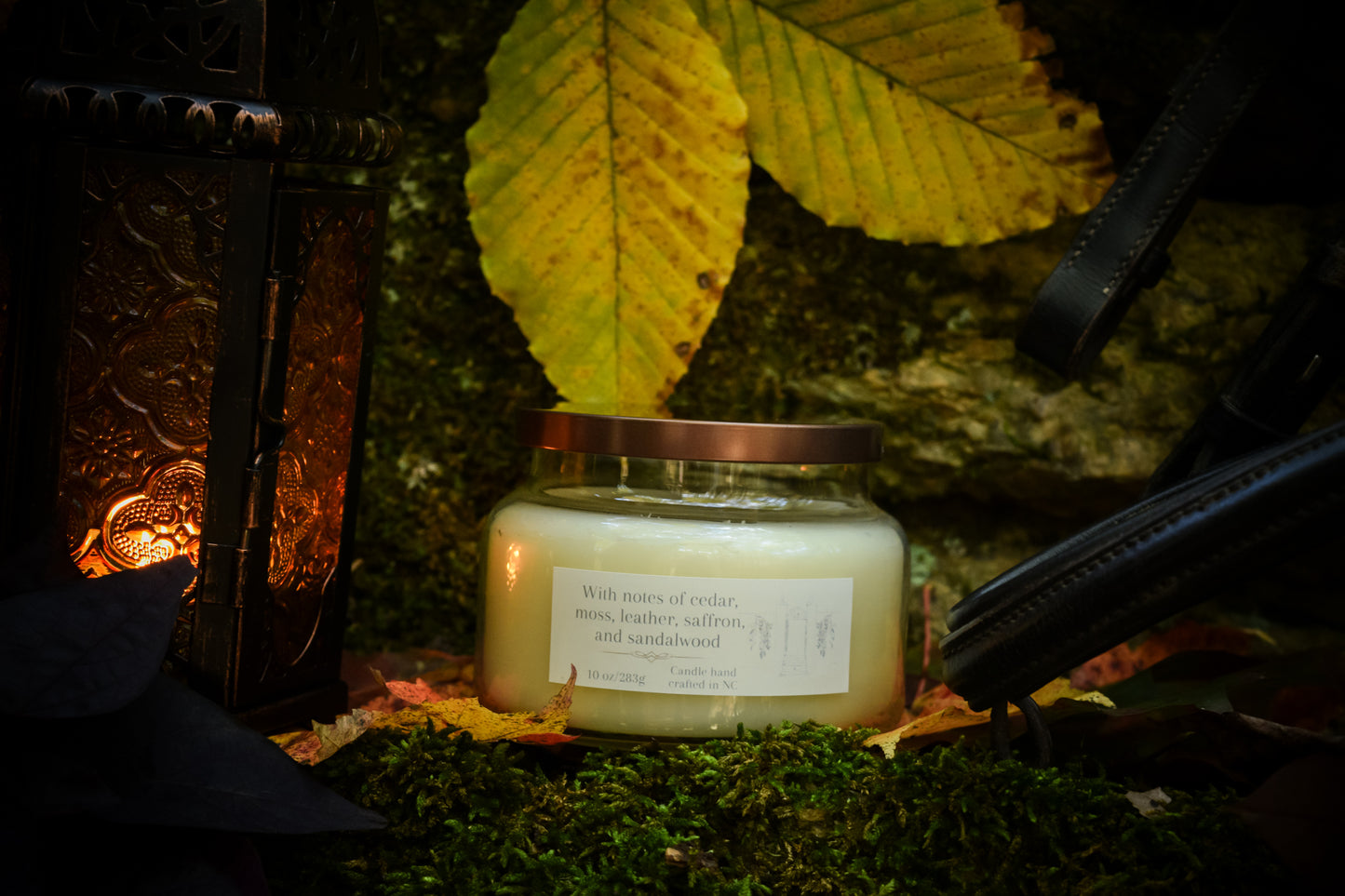 Fox Hunt Through The Forest Candle