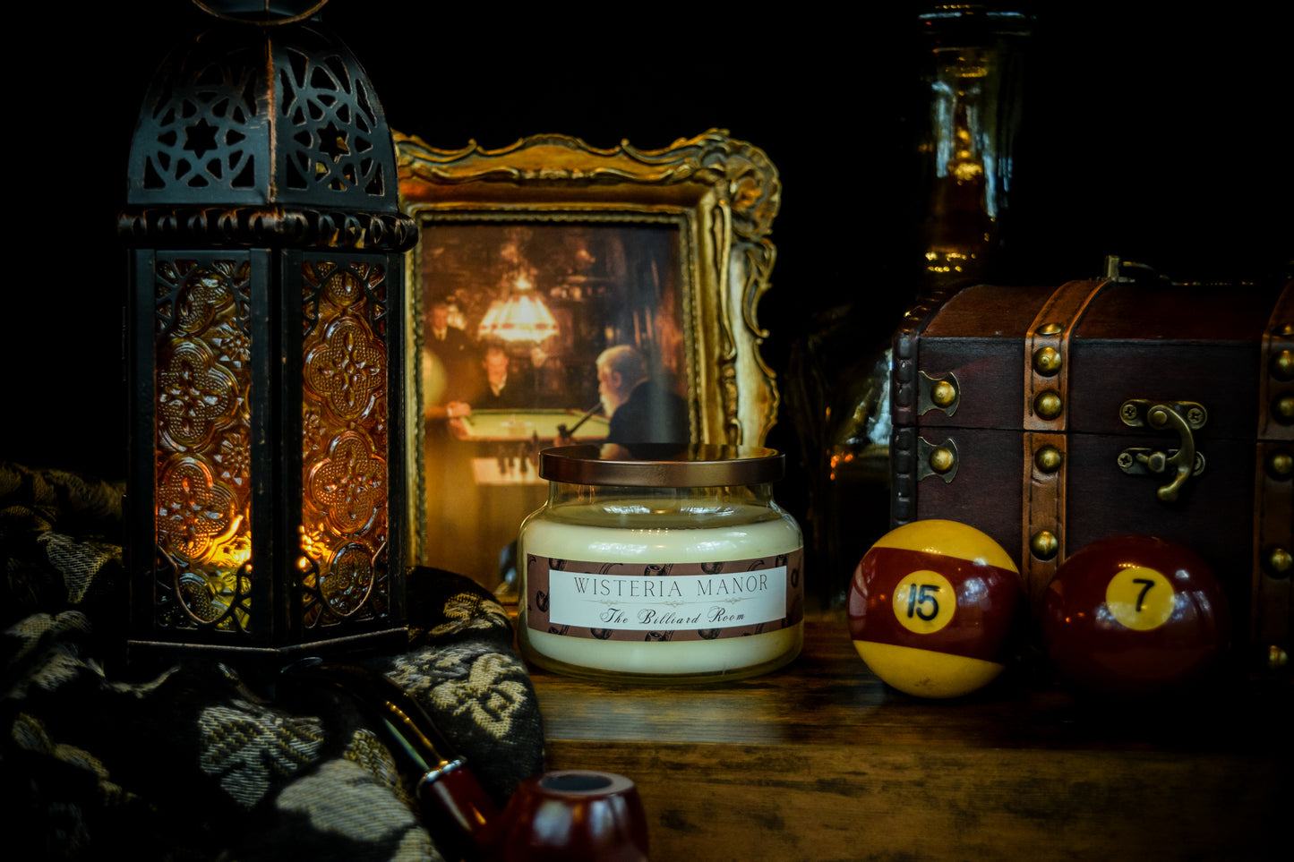 The Billiard Room Candle